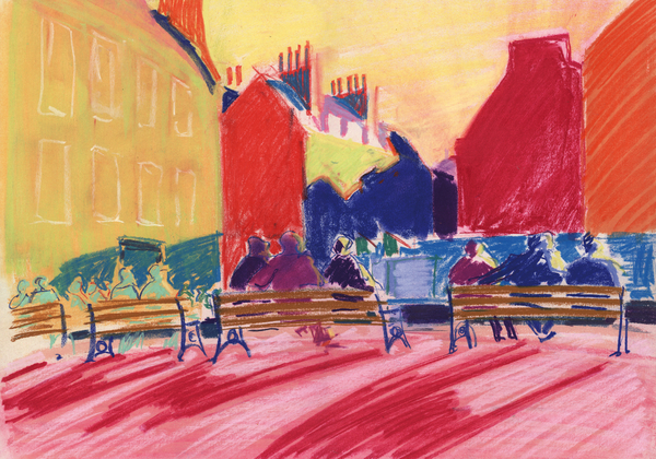 Abbey Churchyard, Bath von Marco Cazzulini