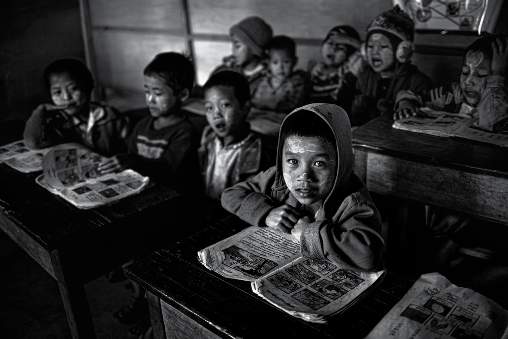 Children at school von Marco Tagliarino
