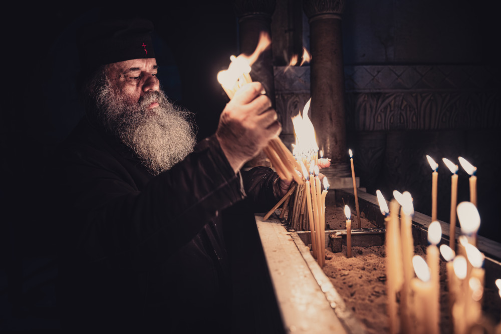 Guardian of the holy place von Marco Tagliarino