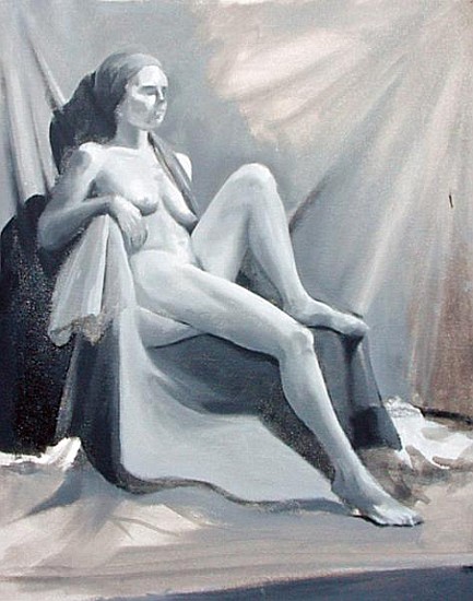 Gitana en Grisaille, 2002 (oil on canvas)  von Marcus  Morrell