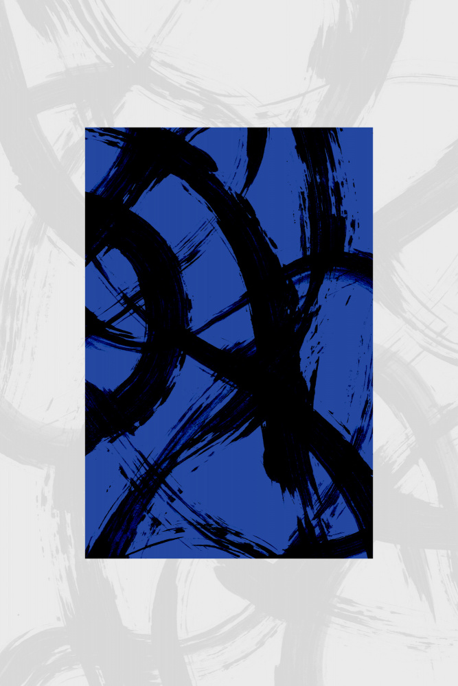 Abstract Brush Strokes 98Y von Mareike Böhmer