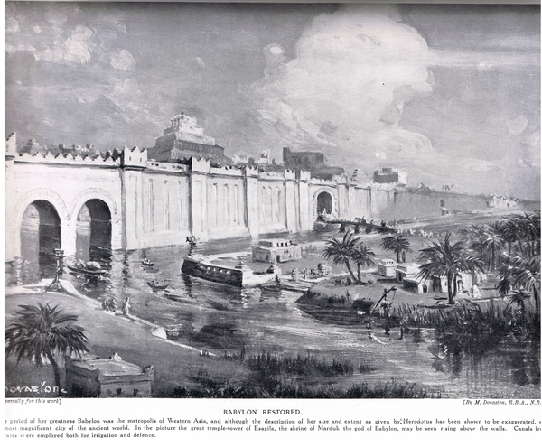 Babylon Restored, illustration from Hutchinsons History of the Nations von Margaret Dovaston