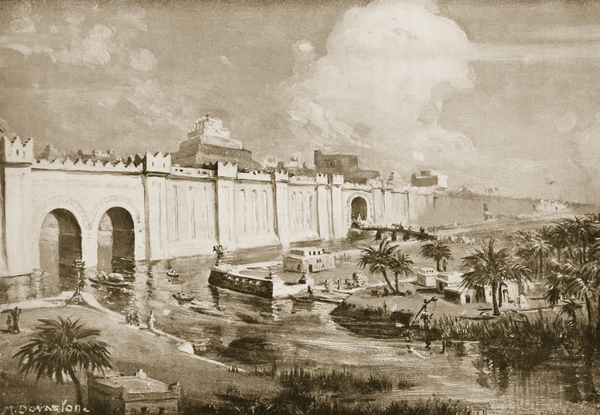 Babylon Restored, illustration from Hutchinsons History of the Nations von Margaret Dovaston