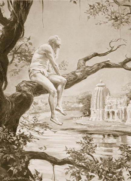 The End of a Long and Prosperous Reign, illustration from Hutchinsons History of the Nations, c.1910 von Margaret Dovaston