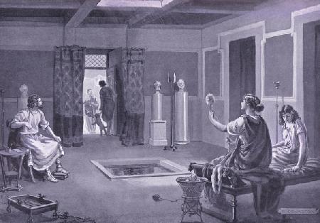 The interior of a Roman house (third century BC)