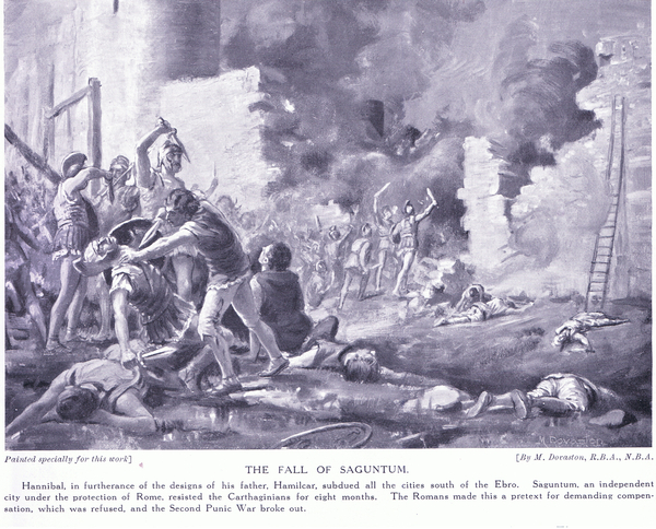 The fall of Saguntum von Margaret Dovaston