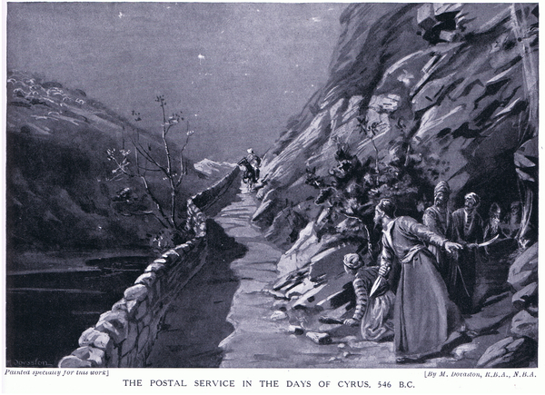 The postal service in the days of Cyrus 546 BC von Margaret Dovaston