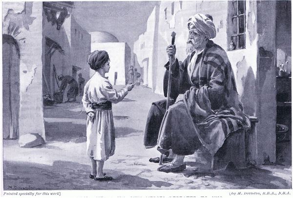 Ferdusi (941-1020 AD) hears his own verses repeated to him von Margaret Dovaston