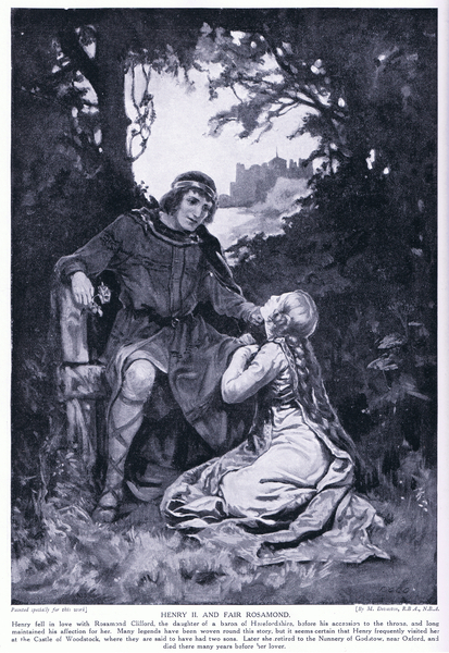 Henry II and fair Rosamunds von Margaret Dovaston