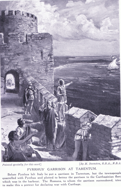 Pyrrhus garrison at Tarentum von Margaret Dovaston