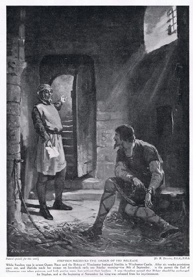 Stephen receives the order of his releases