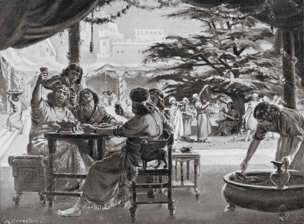 Rejoicing in Babylon on the Rebuilding of the City by Esarhaddon von Margaret Dovaston