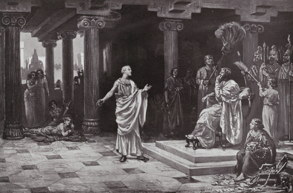 Solon at the Court of Croesus von Margaret Dovaston