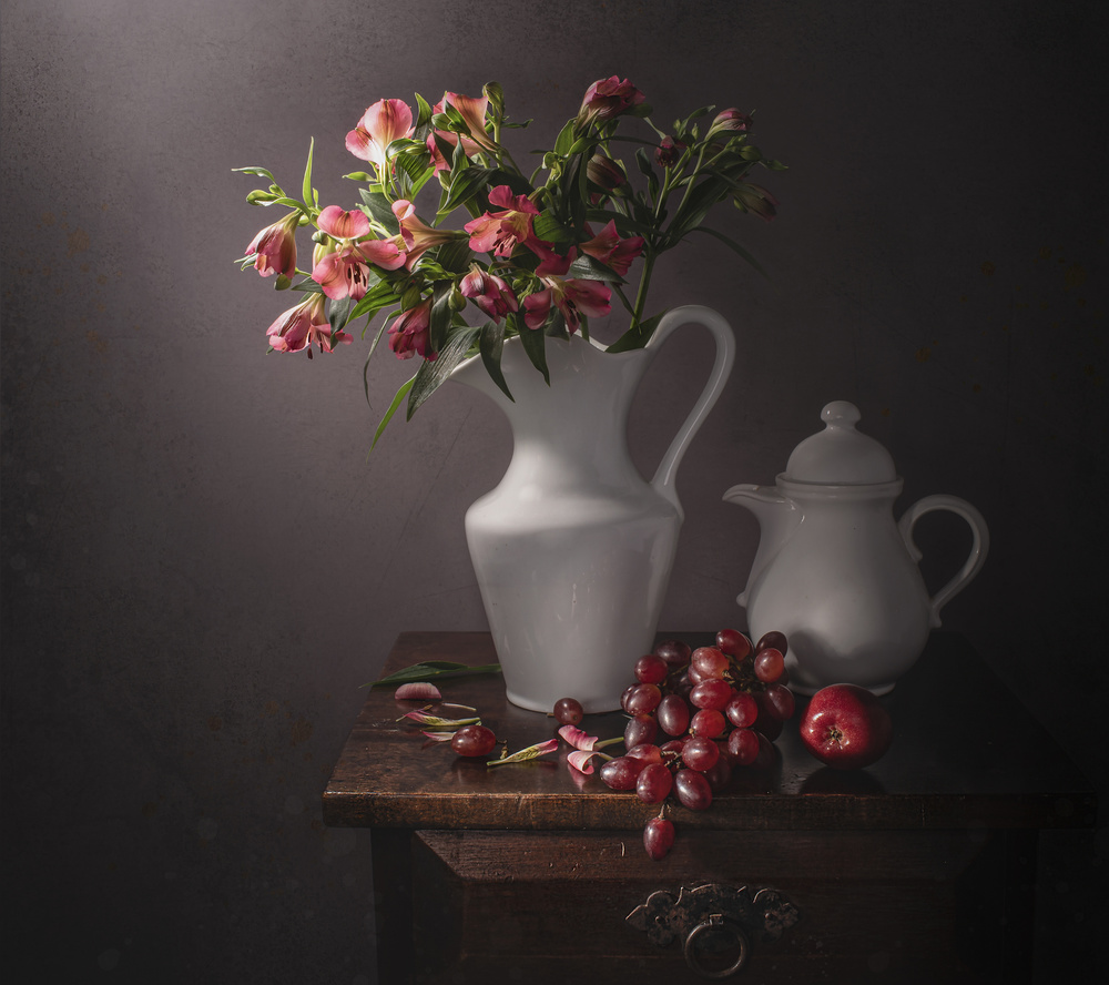 Tea in the morning light von Margareth Perfoncio