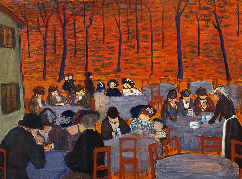 Der Biergarten von Marianne von Werefkin
