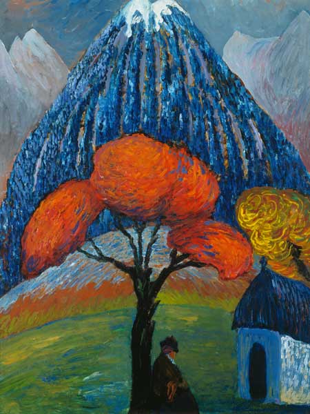 Der rote Baum. von Marianne von Werefkin