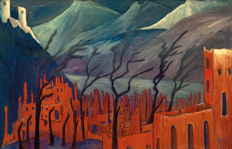Rote Stadt von Marianne von Werefkin