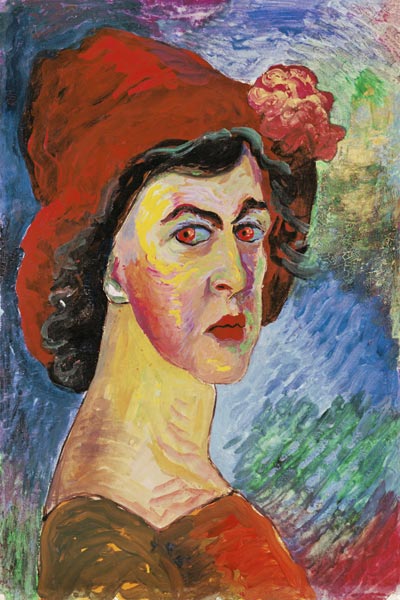 Selbstbildnis I., von Marianne von Werefkin