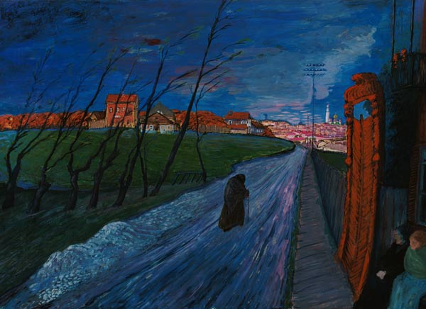Stadt in Litauen von Marianne von Werefkin