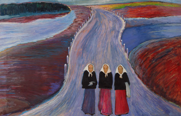 Die Landstraße von Marianne von Werefkin