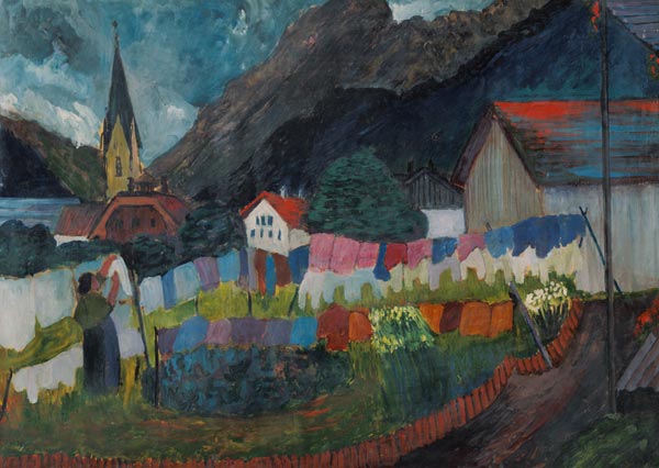 Im Dorf von Marianne von Werefkin