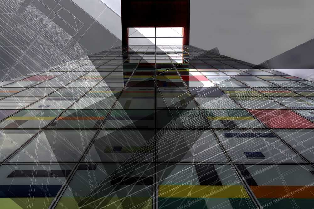 Skyward - Steel and Glass Combines von Marianne Wogeck