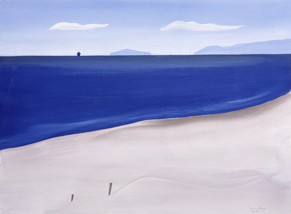 La Plage de Carnon, 1987 (gouache on paper)  von Marie  Hugo