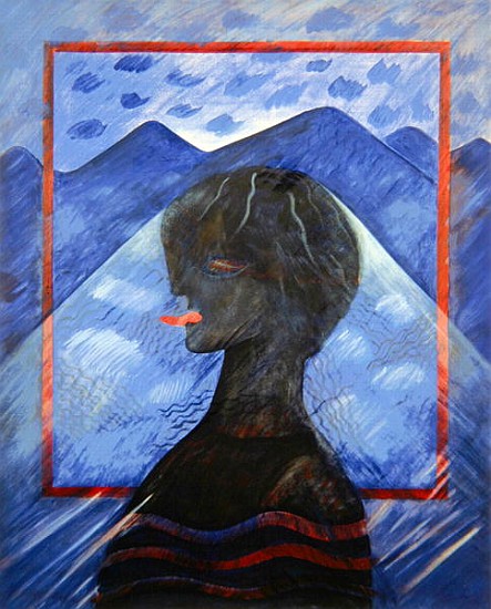 La Communion de Zoe, 1989 (oil on canvas)  von Marie  Hugo