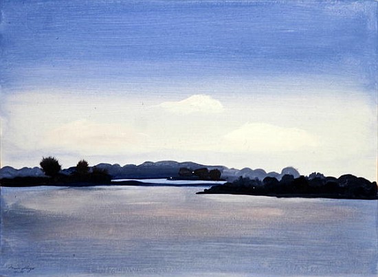 L''Etang du Cabri, 1987 (gouache on paper)  von Marie  Hugo