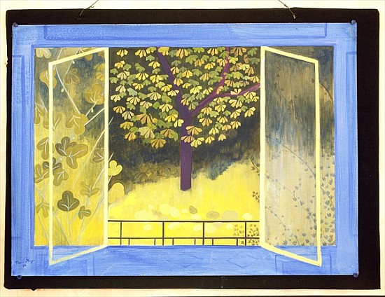 The Chestnut Tree, 1987 (acrylic on board)  von Marie  Hugo