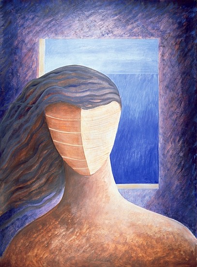 Zoe a la Fenetre, 1994 (oil on paper)  von Marie  Hugo