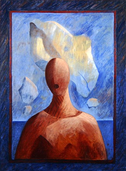 Zoe de la Mer, 1994 (oil on paper)  von Marie  Hugo