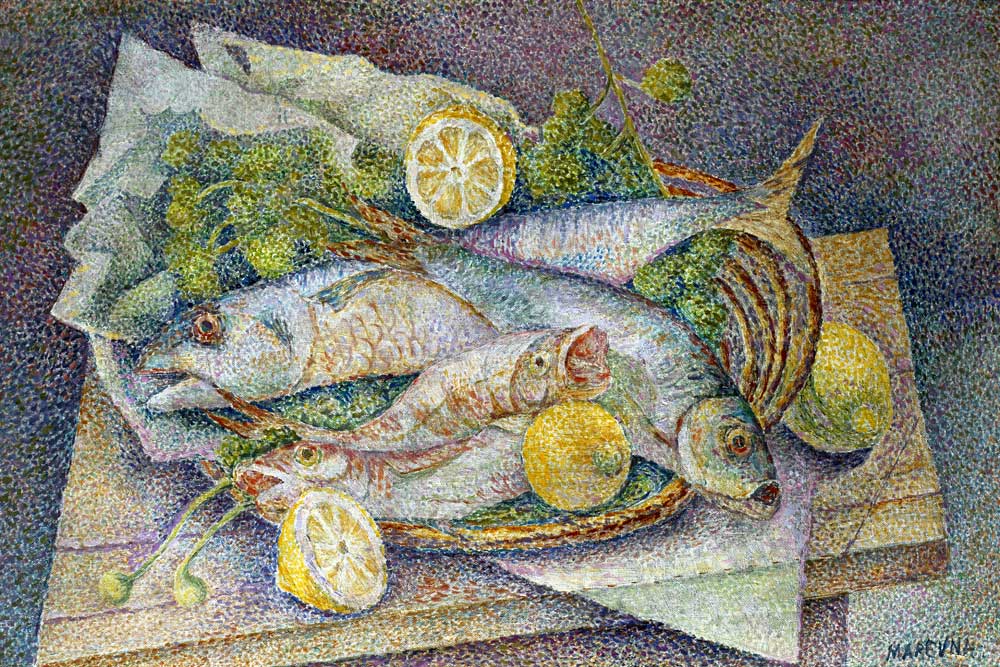 Still Life of Fish von Marie Vorobieff Marevna