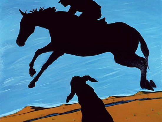 Chestertown Trials, 1999 (acrylic on canvas)  von Marjorie  Weiss