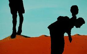 Looking for Little Wally, 1998 (acrylic on canvas) 