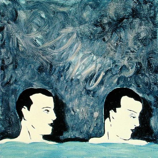 You Can''t Always Trust Your Senses/7, 2000 (acrylic on canvas)  von Marjorie  Weiss