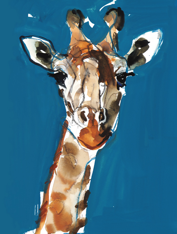 Masai Giraffe von Mark  Adlington