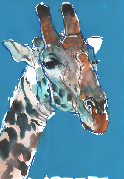 Bull Masai Giraffe von Mark  Adlington
