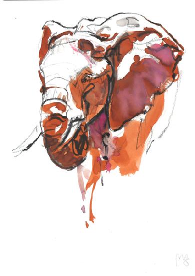 Elephant Head study II