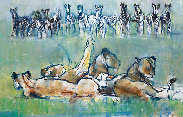 Zebra Line von Mark  Adlington