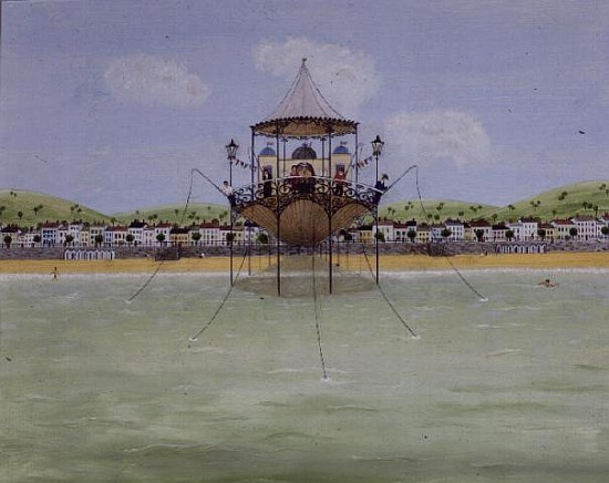 Fishing from the Pier von Mark  Baring