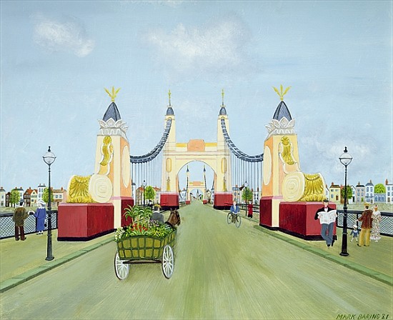 Hammersmith Bridge, 1981 von Mark  Baring