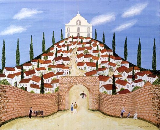 Moorish Fantasy, 1994 (oil on board)  von Mark  Baring