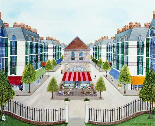 Morning Coffee in Paris, 1983  von Mark  Baring