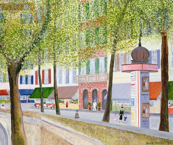 Paris Scene  von Mark  Baring