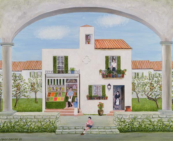 The Spanish Greengrocer, 1981  von Mark  Baring