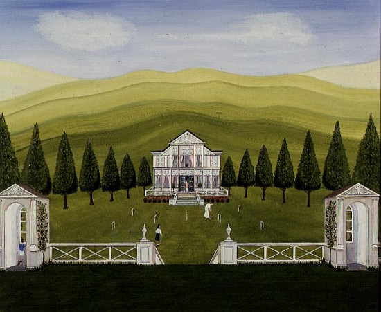 The Croquet Lawn  von Mark  Baring