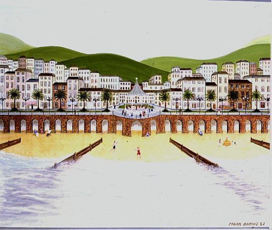 The Promenade Bandstand, 1982  von Mark  Baring