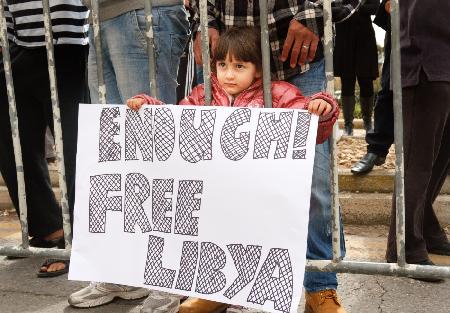 Libyans Protesting In All Ages