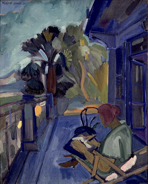 Woman on a Terrace von Martin Bloch